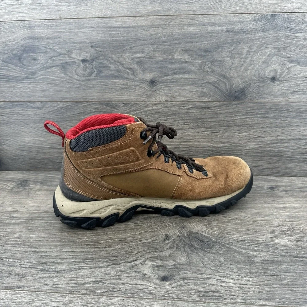 Columbia Men's Newton Ridge Hiking Boot Size 12 Brown Lace Up BM2812 Waterproof